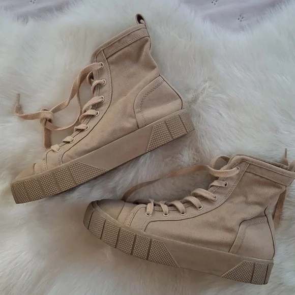 Zara Chunky Trainers Boots Sneackers - Picture 8 of 16